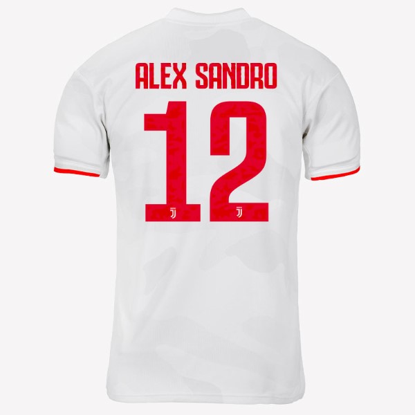 Camiseta Juventus NO.12 Alex Sangro Segunda equipo 2019-20 Gris Blanco